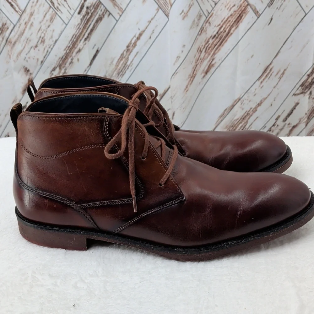 Stacy Adams Kyron Plain Toe‎ Lace Up Chukka Boot